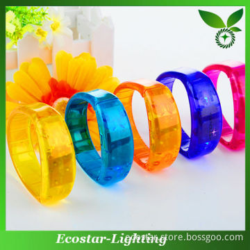 Various colors Sound Activated Flashing Bracelets for choose freely